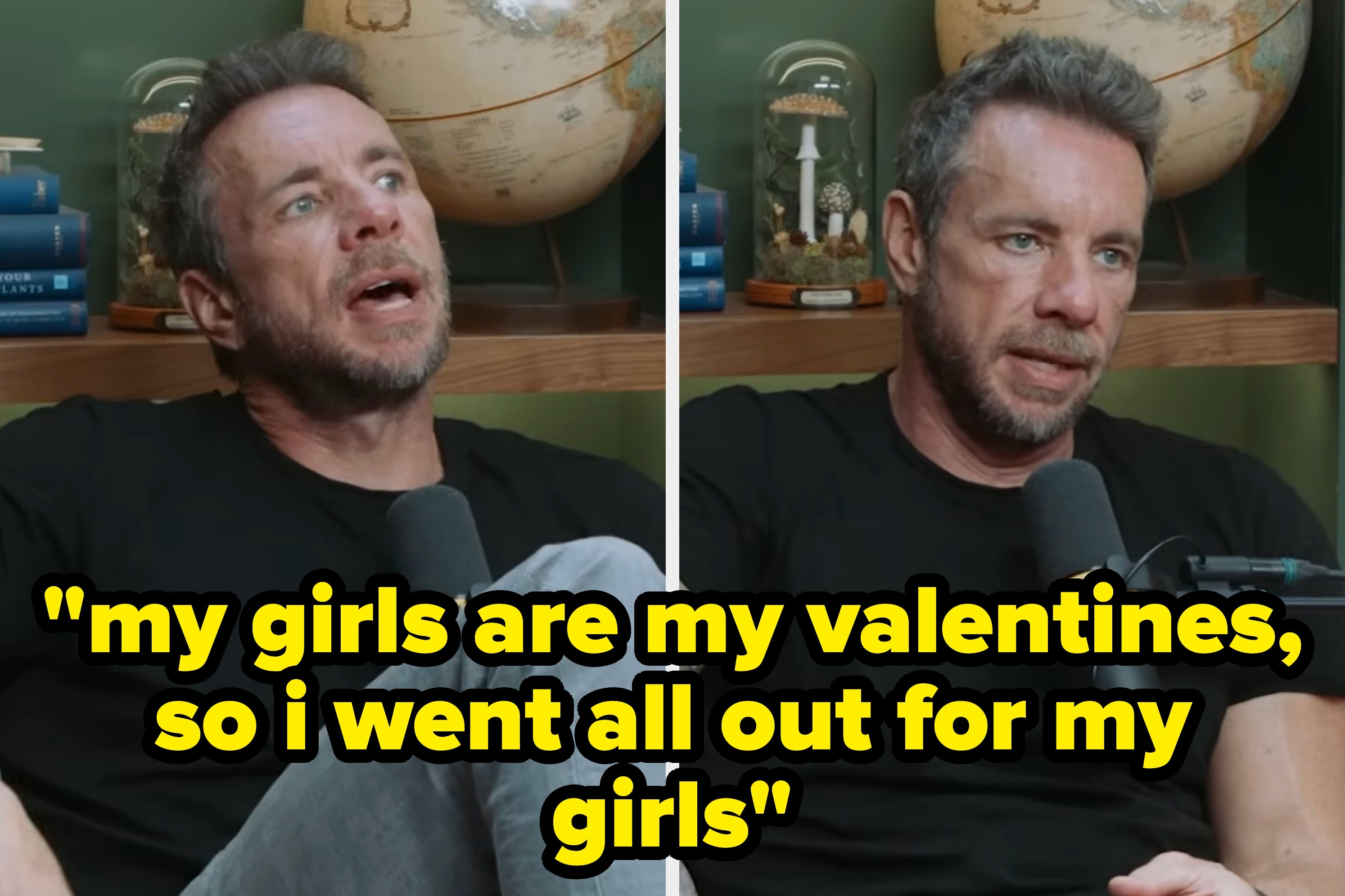 Dax Shepard Said He “Neglected” Kristen Bell On Valentine’s Day Because He “Went All Out” For Their 11- And 12-Year-Old Daughters