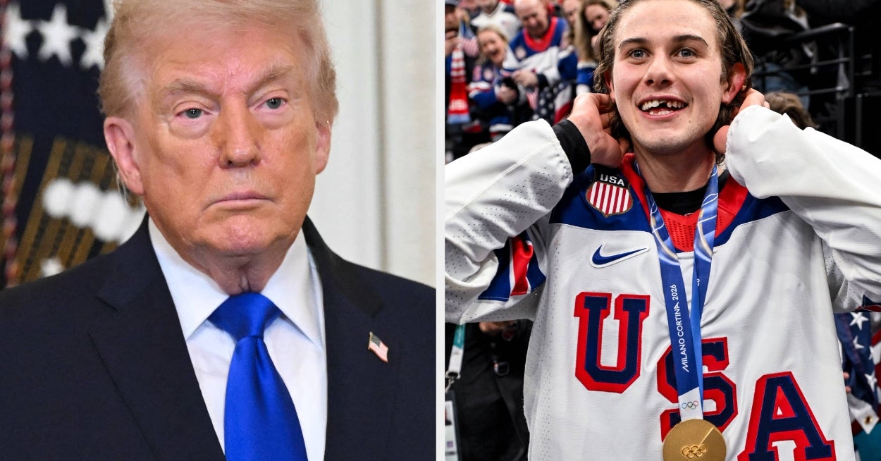 After The Men's Hockey Team Was Criticized For Laughing At Trump's Jab At The Women's Team, Player Jack Hughes Dismissed It As Negativity