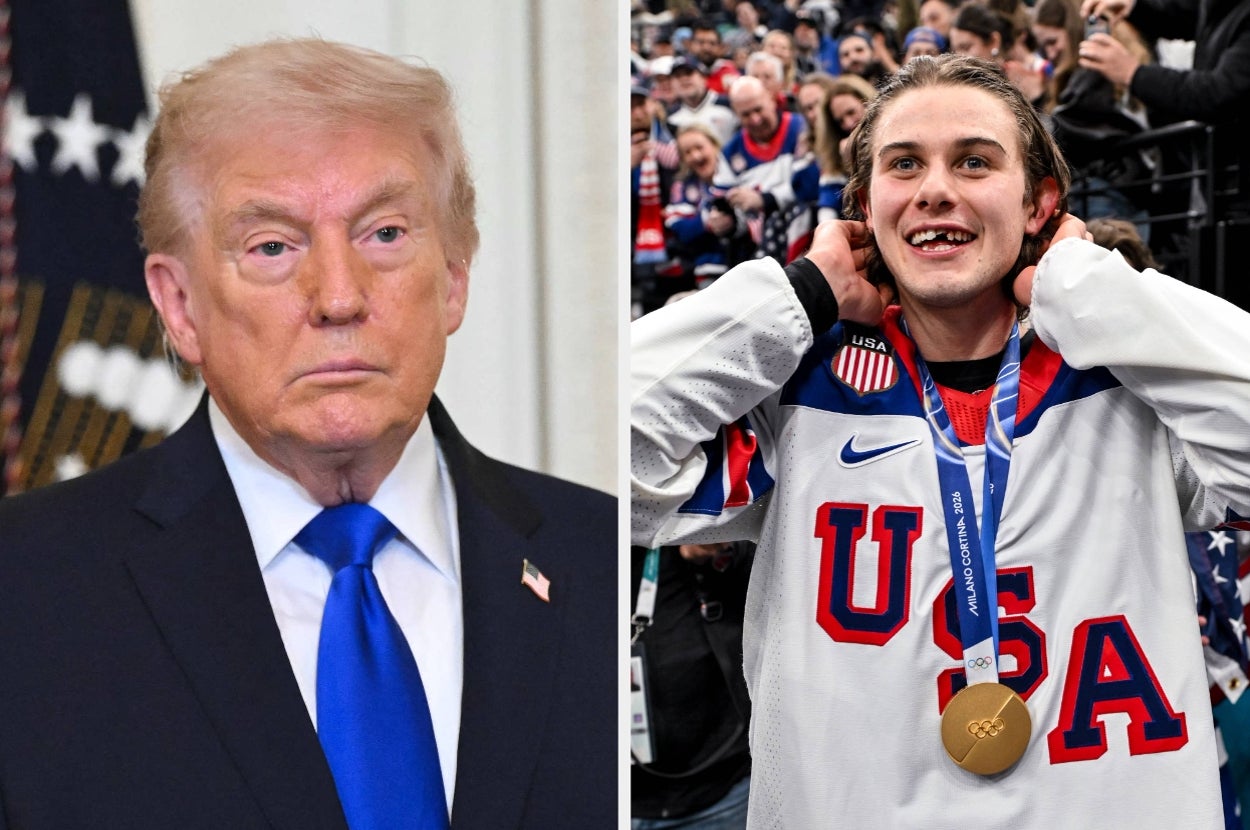 Yikes, A Member Of The Men's Hockey Team Has Responded To Trump Joking About The Women's Team