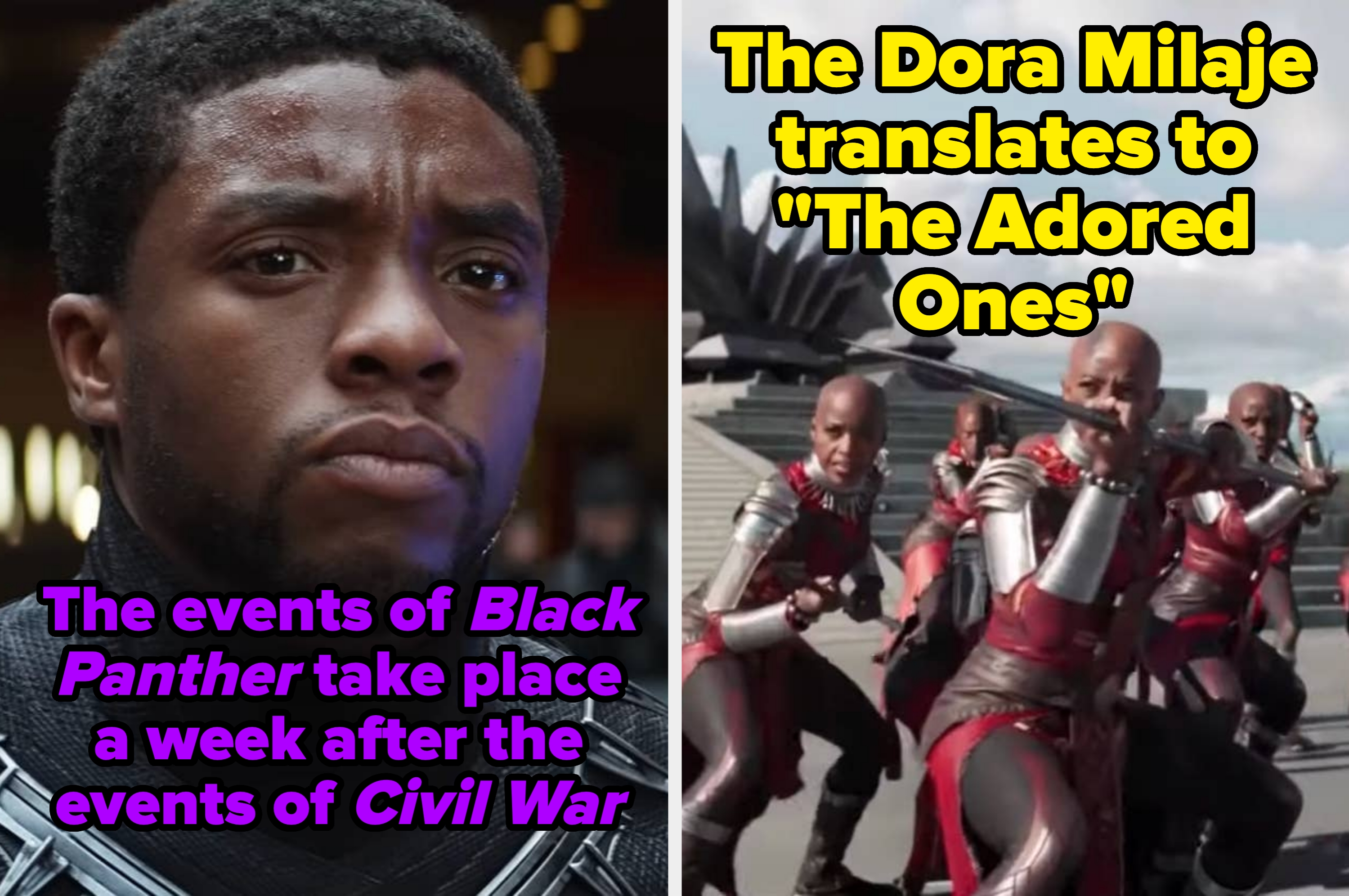 A man in a superhero costume and a group of warriors in armor are shown in scenes from an action movie