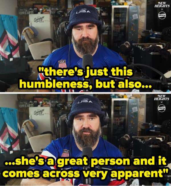 Jason praising Laila on a podcast