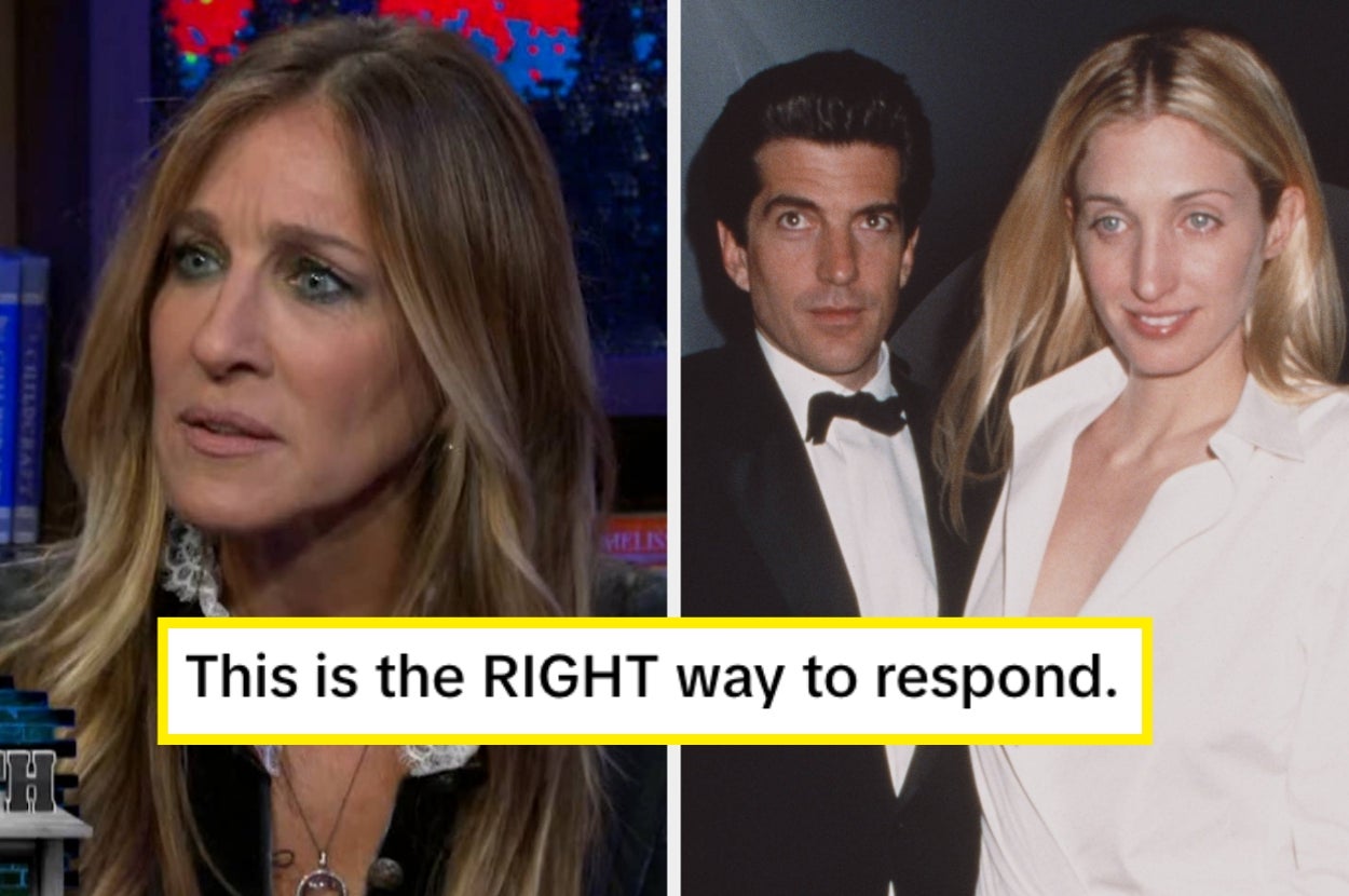 Amid All Those Carolyn Bessette Comparisons, People Are Reacting To This Old Clip Of Sarah Jessica Parker Talking About Her Relationship With John F. Kennedy Jr.