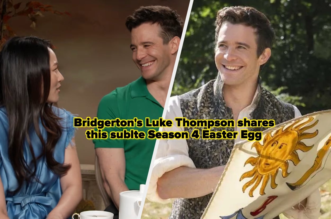 "Bridgerton’s" Luke Thompson Just Shared The Cutest Easter Egg
