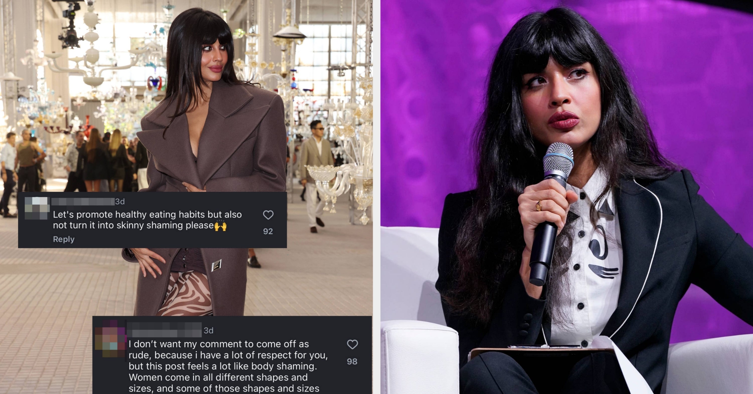 Jameela Jamil Responded After She Was Accused Of "Skinny Shaming" Celebrity Women At The 2026 BAFTA Awards