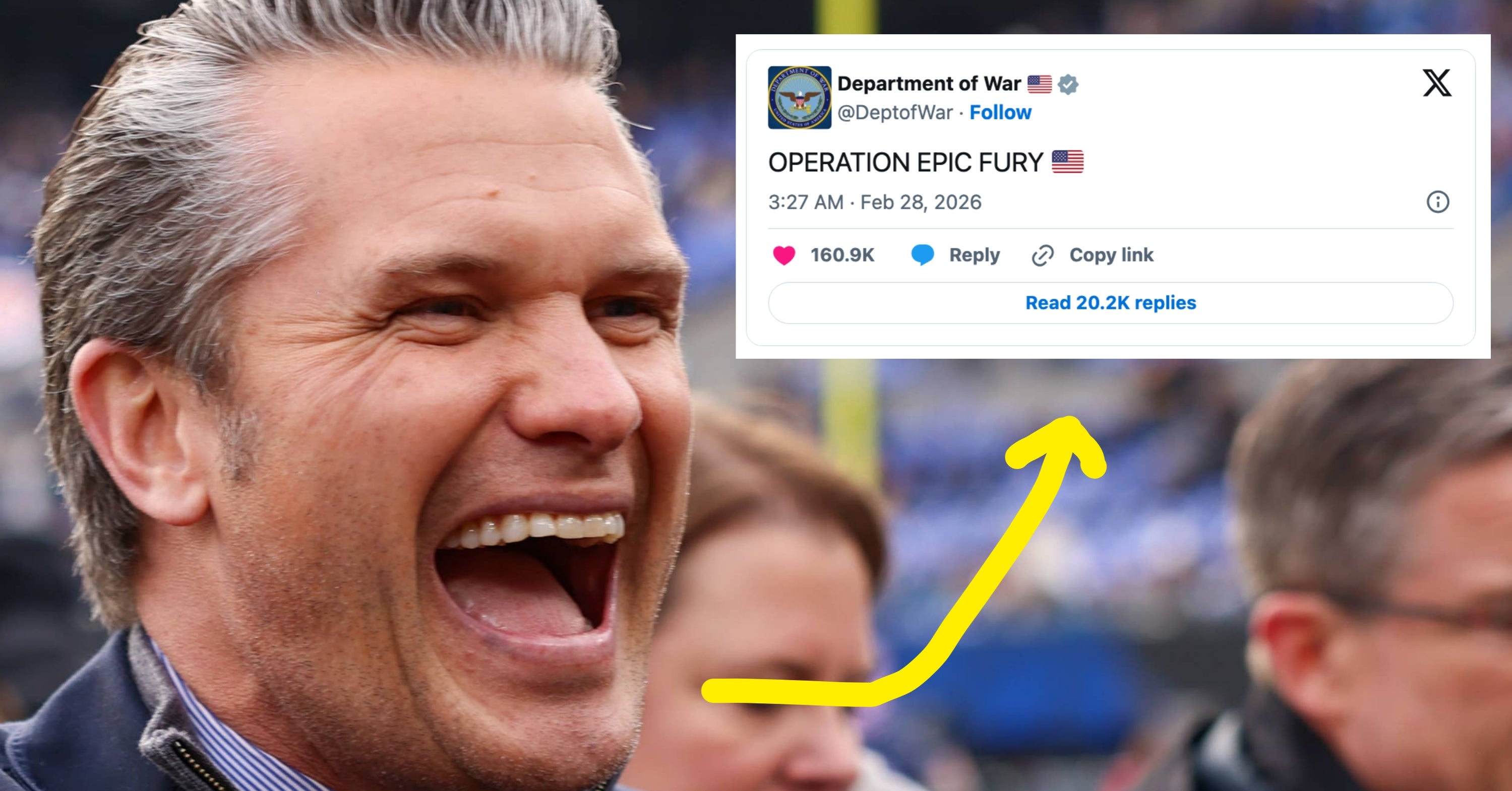 The Department Of War Just Named Their Attack On Iran, And It's The Most Ridiculous Thing You'll See Today