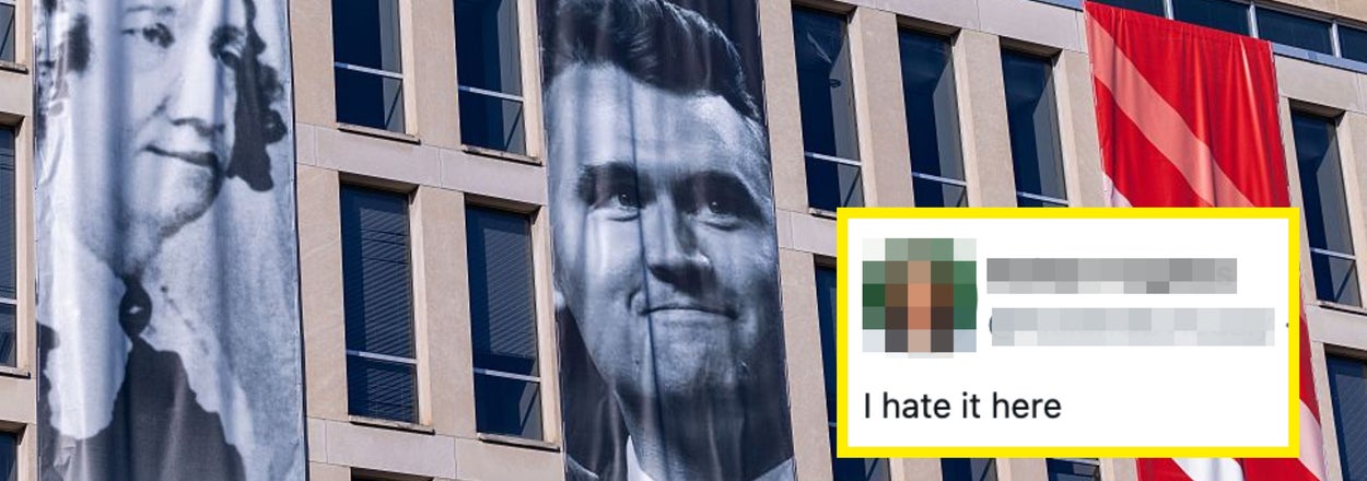 People Are Not Happy About This New Banner On The Department Of Education Building