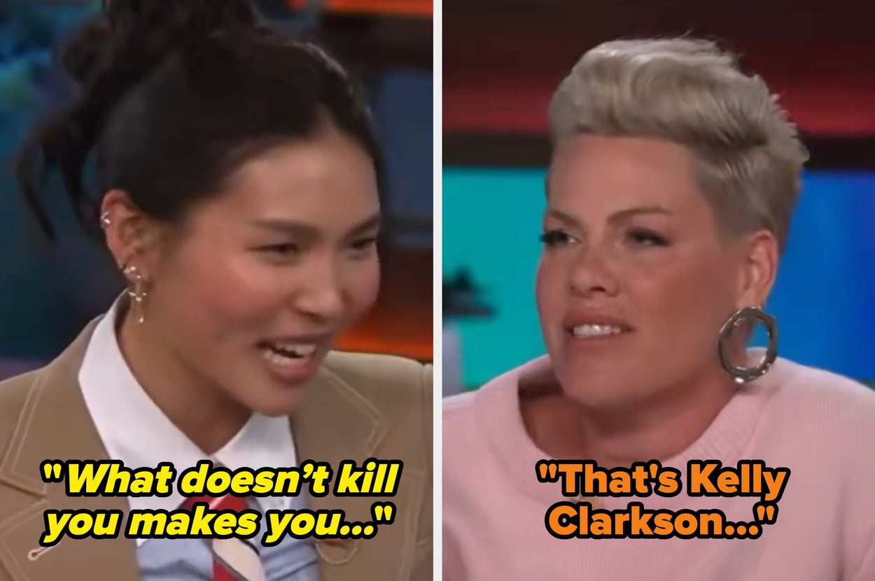 People Are Experiencing Second-Hand Embarrassment Over This Awkward Video Of Chloe Kim Telling Pink That She Loves Her Song… Which Is Actually Kelly Clarkson’s Song
