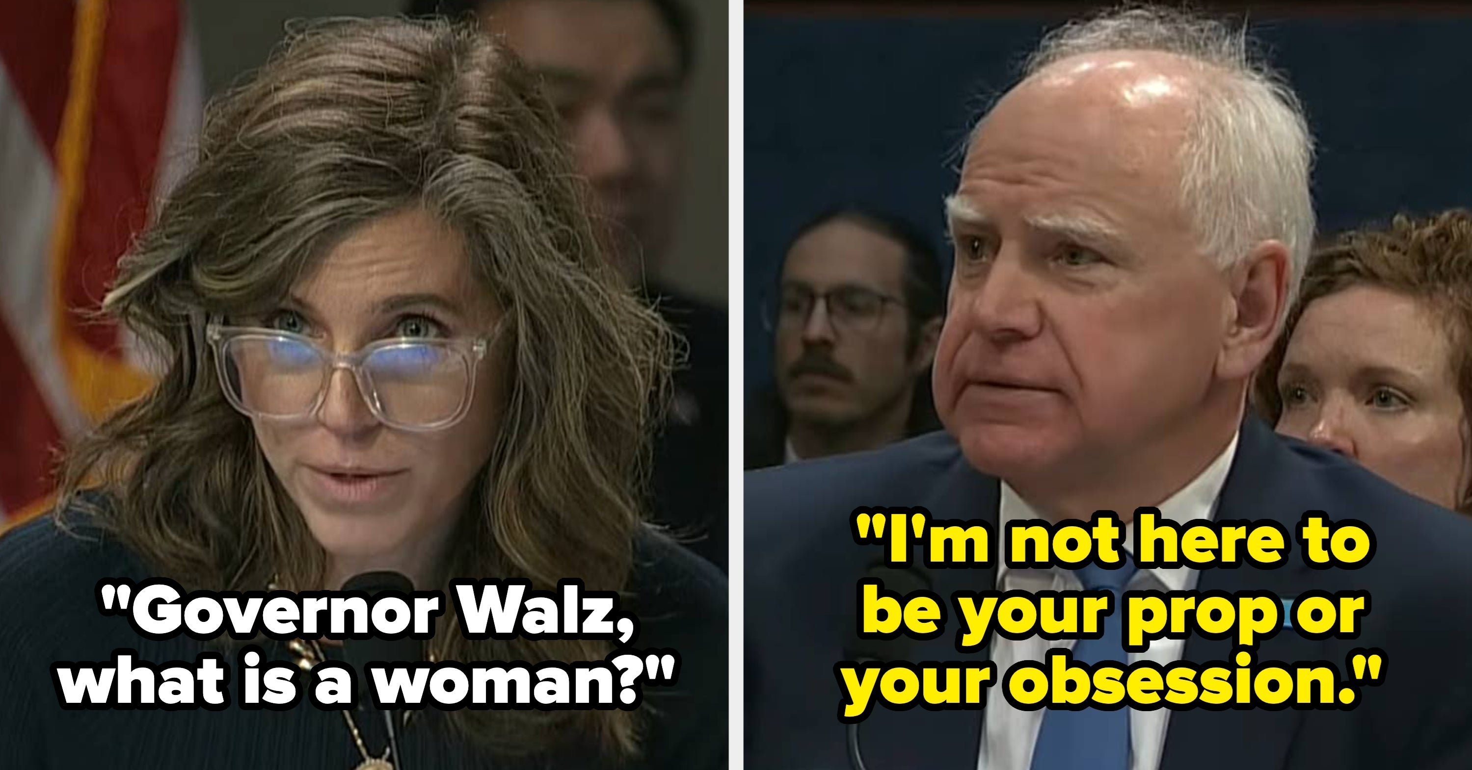 "Perfect Response": Tim Walz Is Going Viral For Destroying Nancy Mace’s Anti-Trans "Gotcha" Moment During A House Hearing