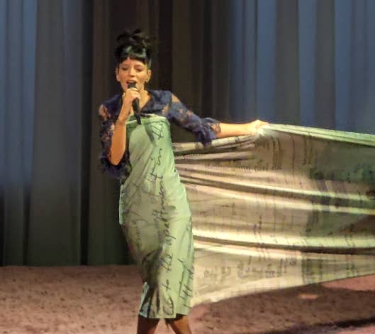 Lily Allen's Viral Receipt Dress Sparks Mixed Reactions Lily Allen's Viral Receipt Dress Sparks Mixed Reactions