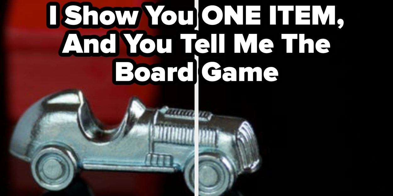Only Truly Nostalgic People Can Identify These Board Games By A Single Piece