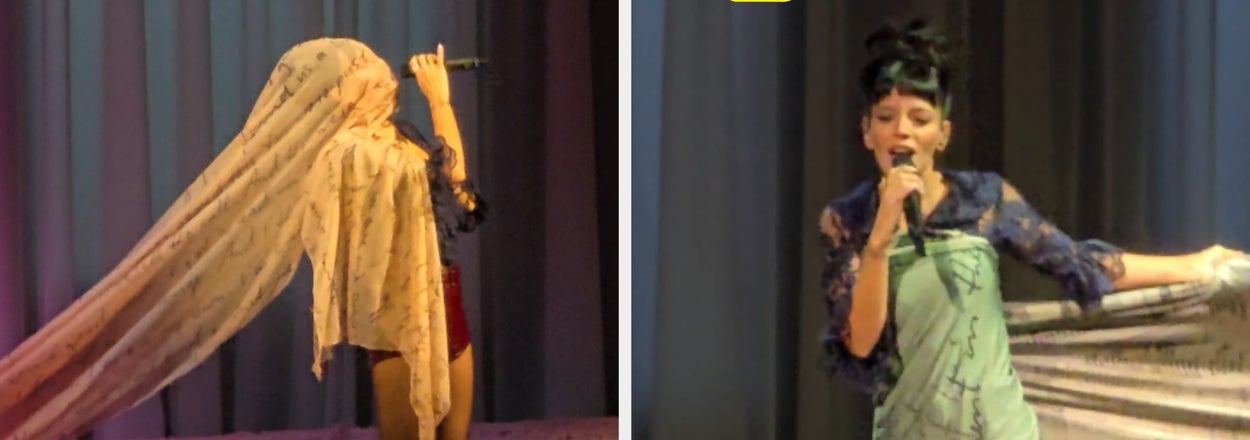 The Internet Is Freaking Out Over Lily Allen's HUGE "Revenge" Dress — Here's Why (And What It Means)