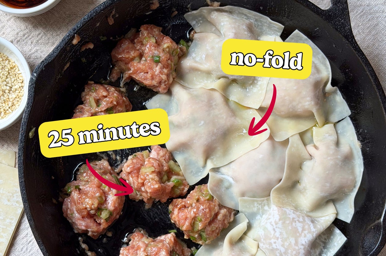 The Internet Is Obsessed With This Viral Dumpling Shortcut That Promises No Folding, No Boiling, And Only One Dirty Pan