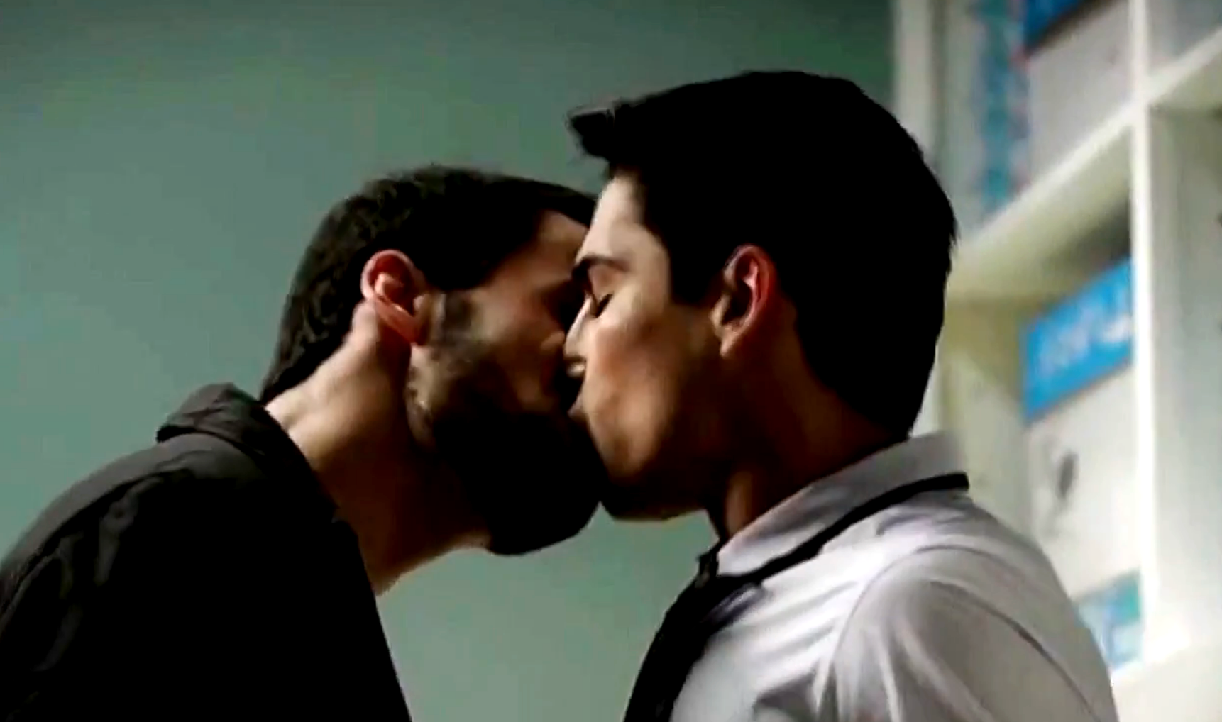 Two radical   stock  a buss  successful  an intimate setting, suggesting a country   from a TV amusement   oregon  movie