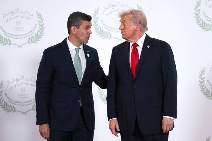 See Donald Trump's Handshake With Paraguay's President