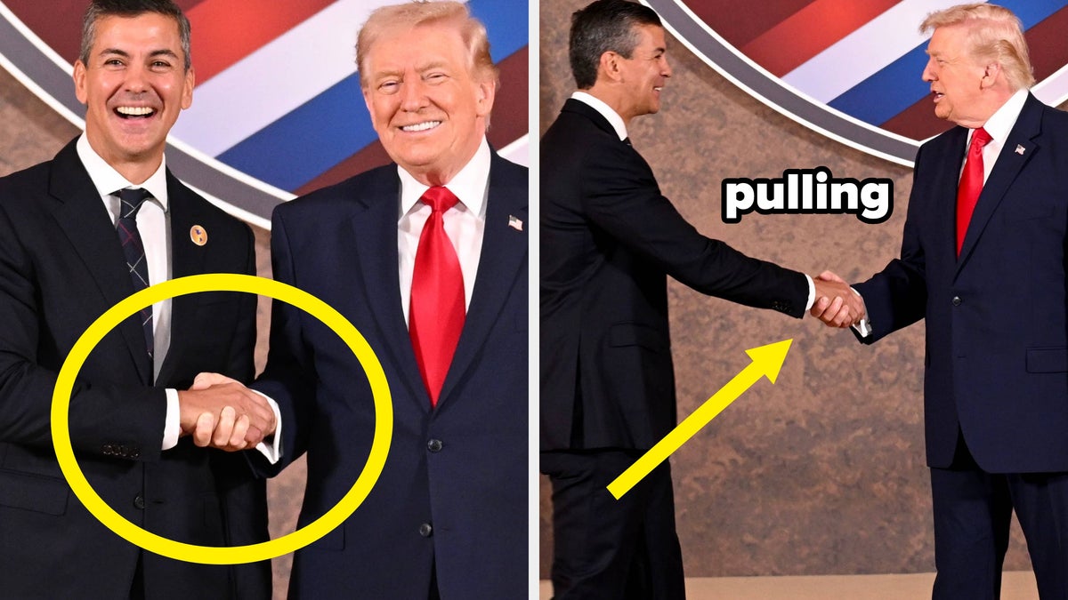 See Donald Trump's Handshake With Paraguay's President