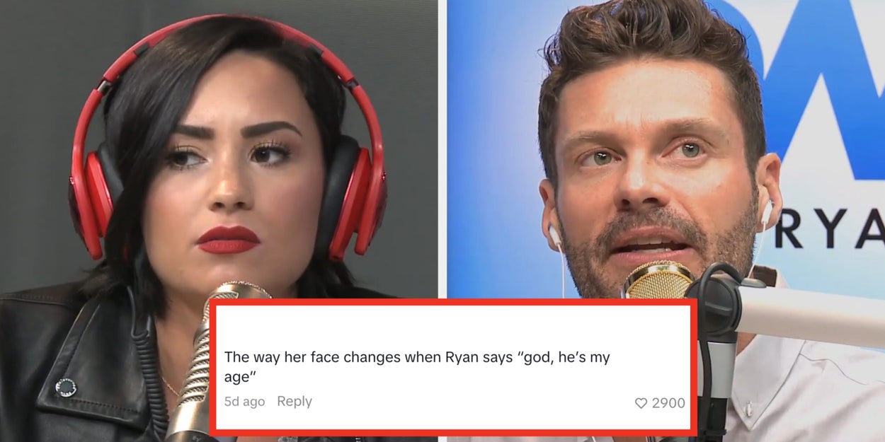 Ryan Seacrest's Age Gap Comment To Demi Lovato Resurfaces