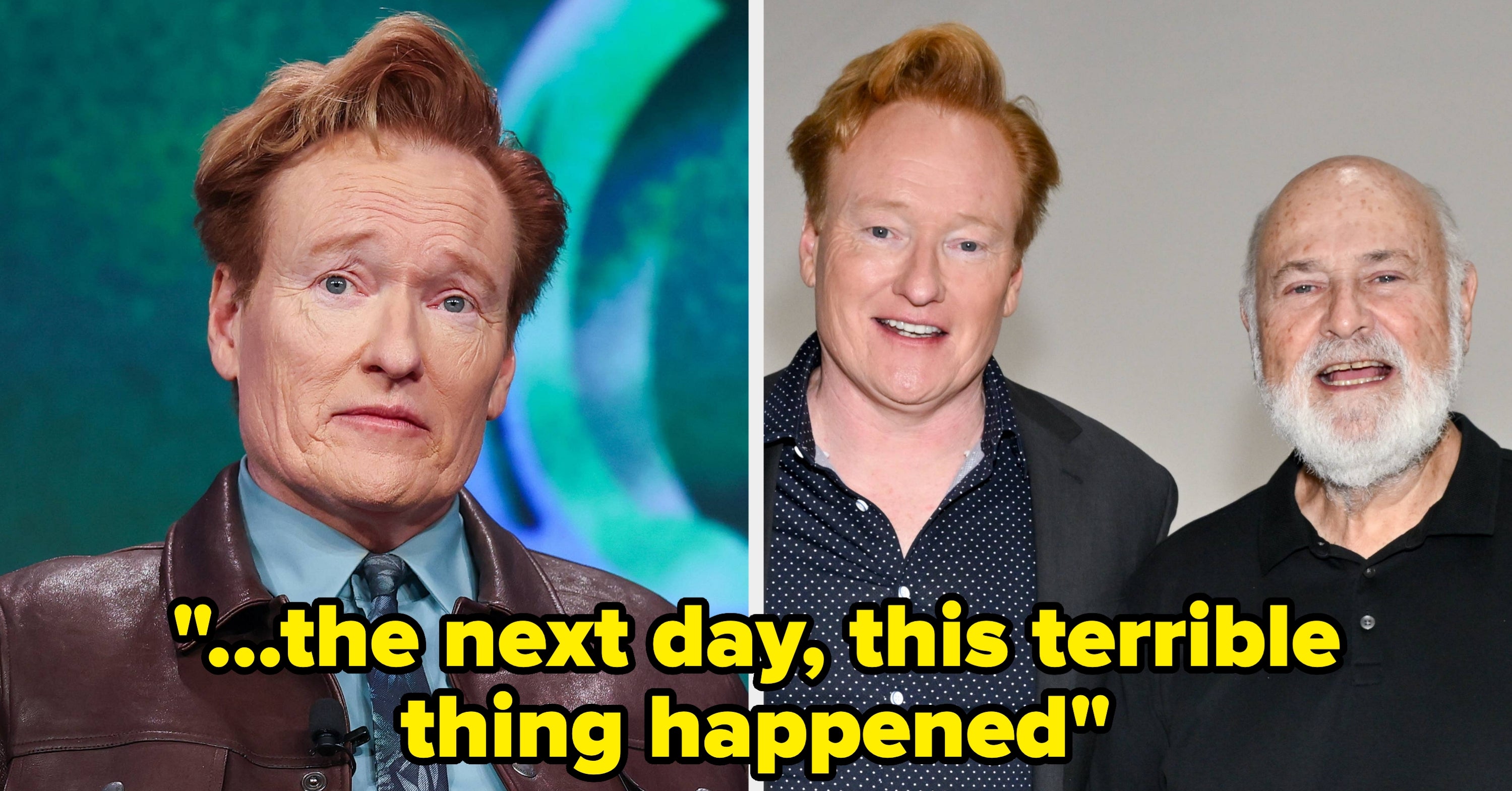 After Hosting Them At His Christmas Party Hours Before They Died, Conan O’Brien Talked About Having His Name “Dragged” Into The “Tragedy” Of Rob And Michele Reiner’s Alleged Murders