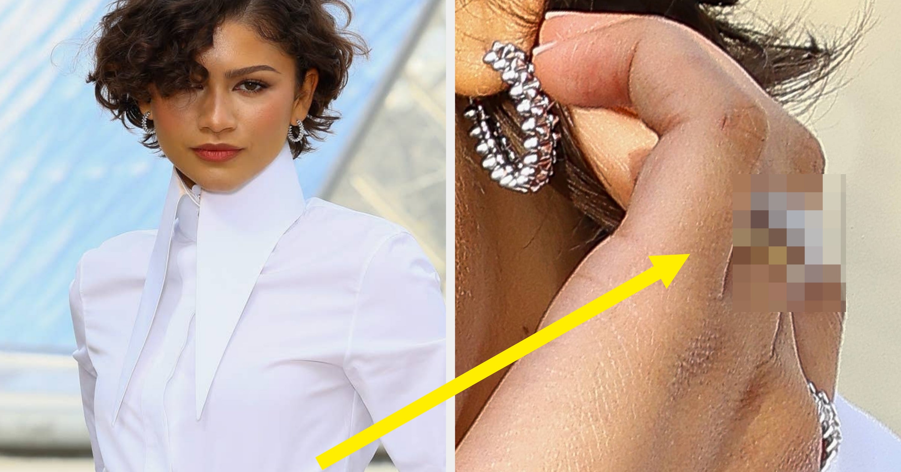 Zendaya Completely Stole The Show At Paris Fashion Week, With What Looks Like A Wedding Band