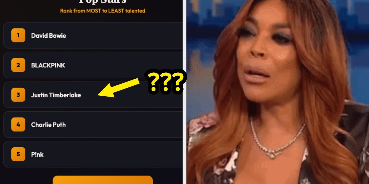 This Blind Ranking Quiz Will Expose Your Most Controversial Opinions