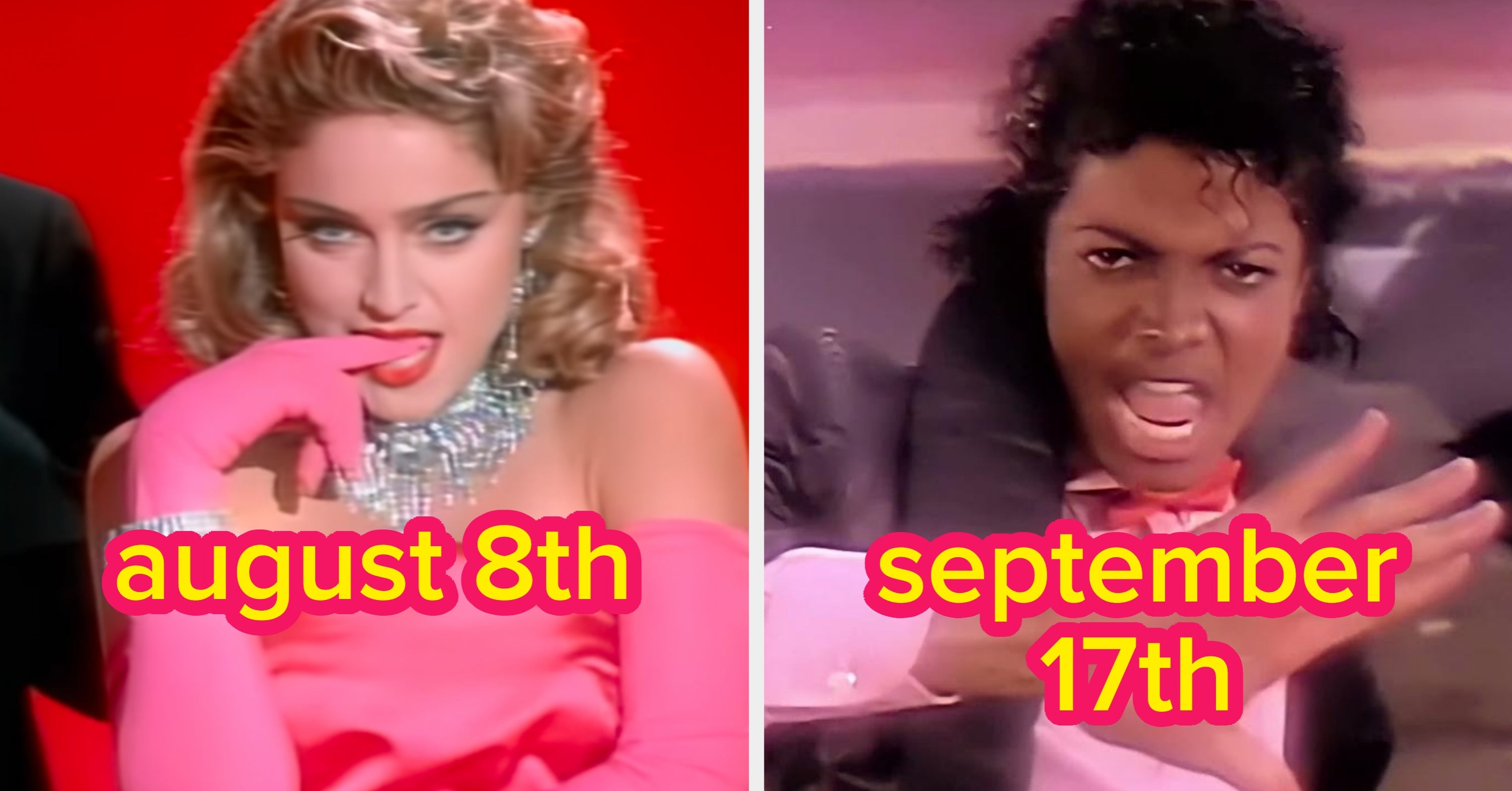 Pick Your Favorite '80s Bangers And I'll Personally Guess Your Exact Bday