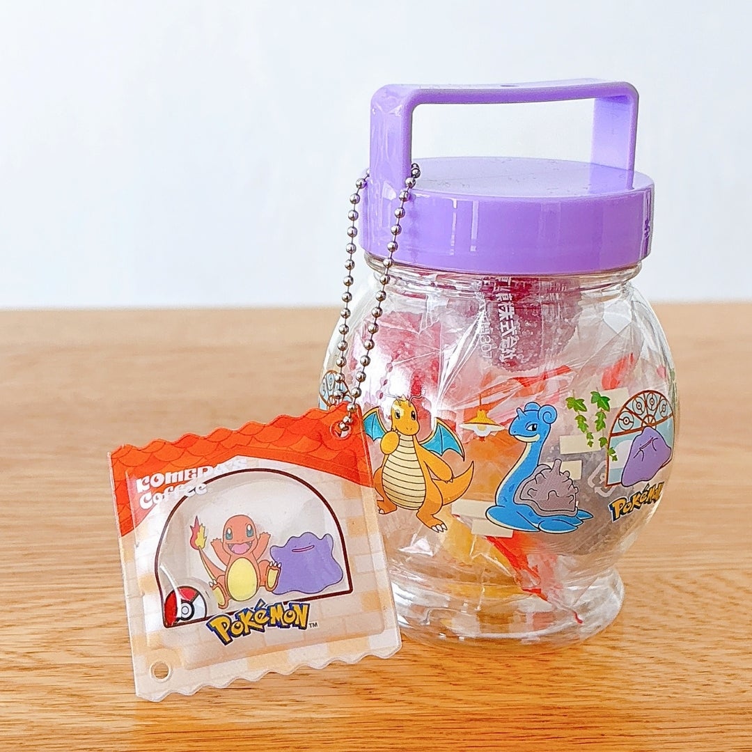 コメダ珈琲　ミニダルマグラス風小物入れ　ポケモン　3個セット コメダの「新作ポケモングッズ」は超キュートな小物入れ！