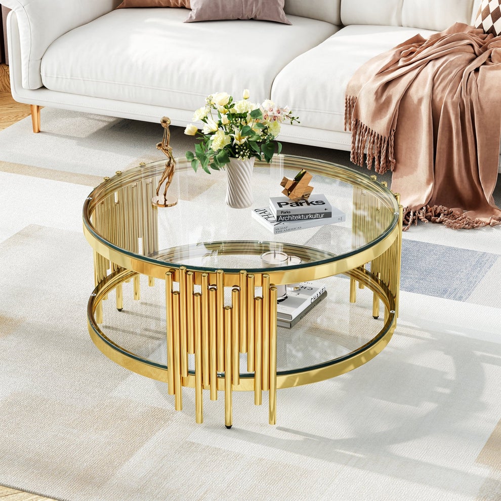 38 Best Glass Coffee Tables To Spruce Up Any Living Room