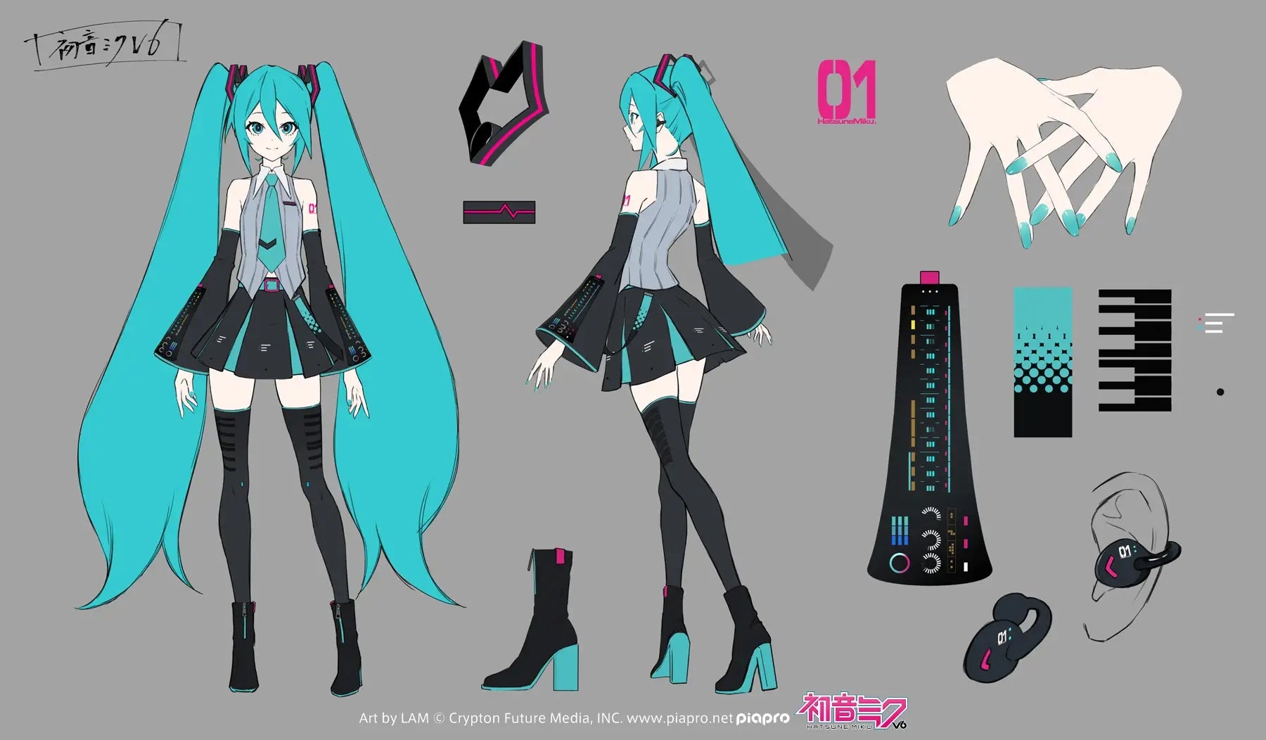 初音ミク V6』の“リスペクトを感じる”新デザインと英語歌唱デモが公開