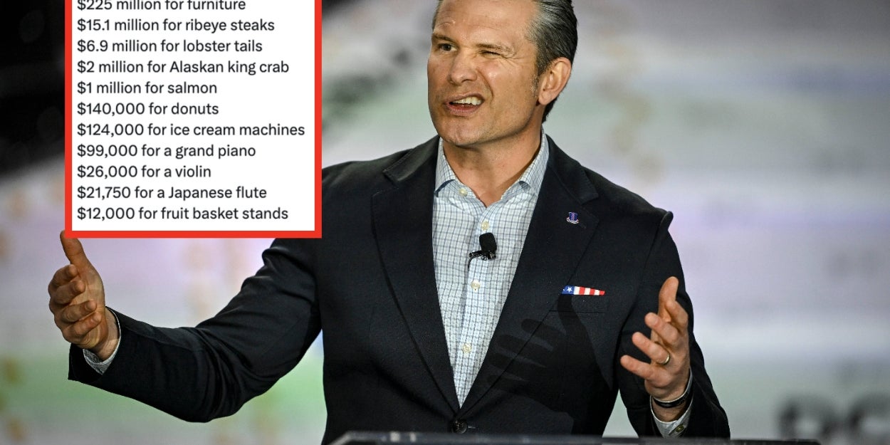 The Internet Can’t Believe What Pete Hegseth Reportedly Spent $94 Billion On