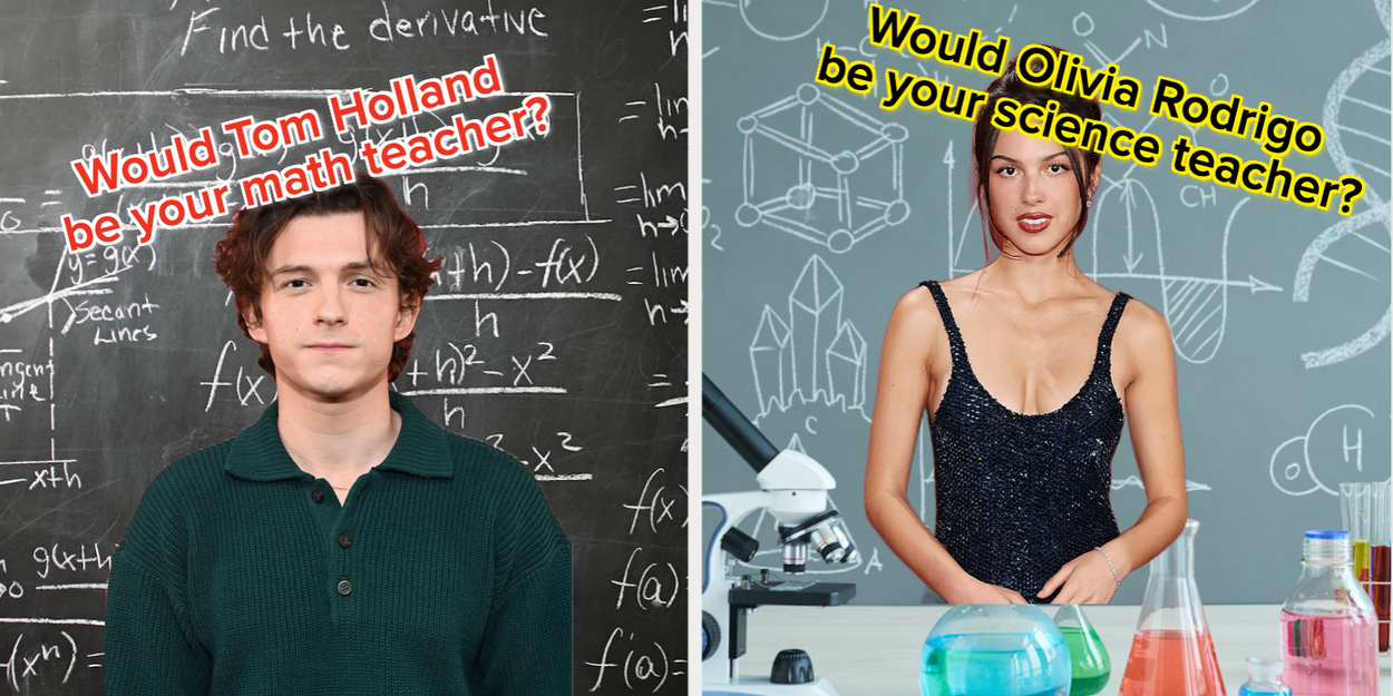 Choose A Celebrity To Teach Each Of These School Subjects
