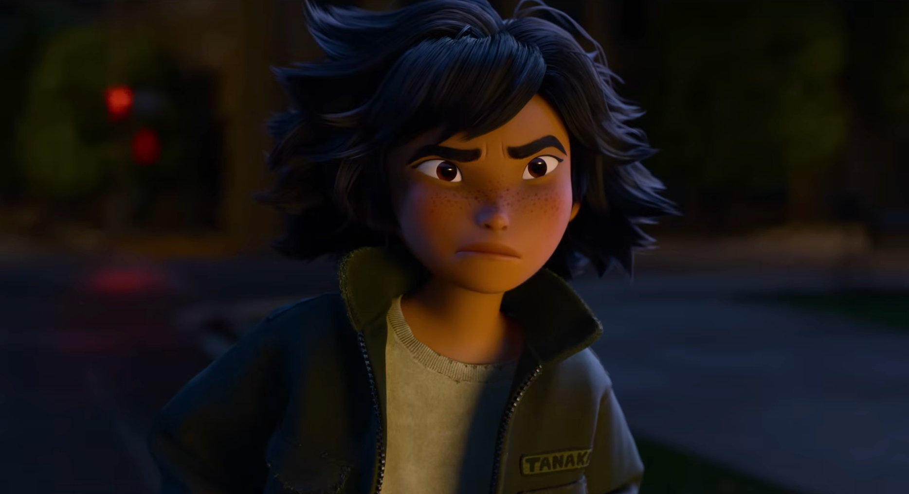 Animated quality  with expressive eyes and tousled hairsbreadth  wears a jacket. Their determined look  suggests a pivotal infinitesimal   successful  the storyline