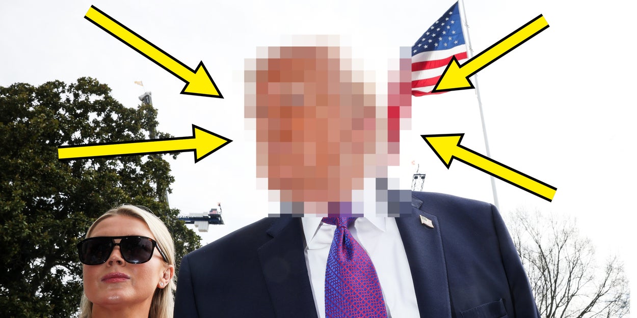 New Photos Of Trump's Makeup Have Everyone Doing A Double Take