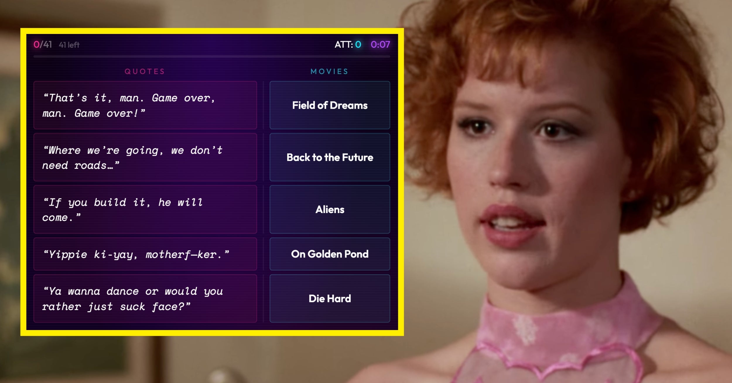 If You're A Gen-X'er And You Can't Pass This 1980s Movie Quote Quiz, I'm Going To Be A Little Disappointed