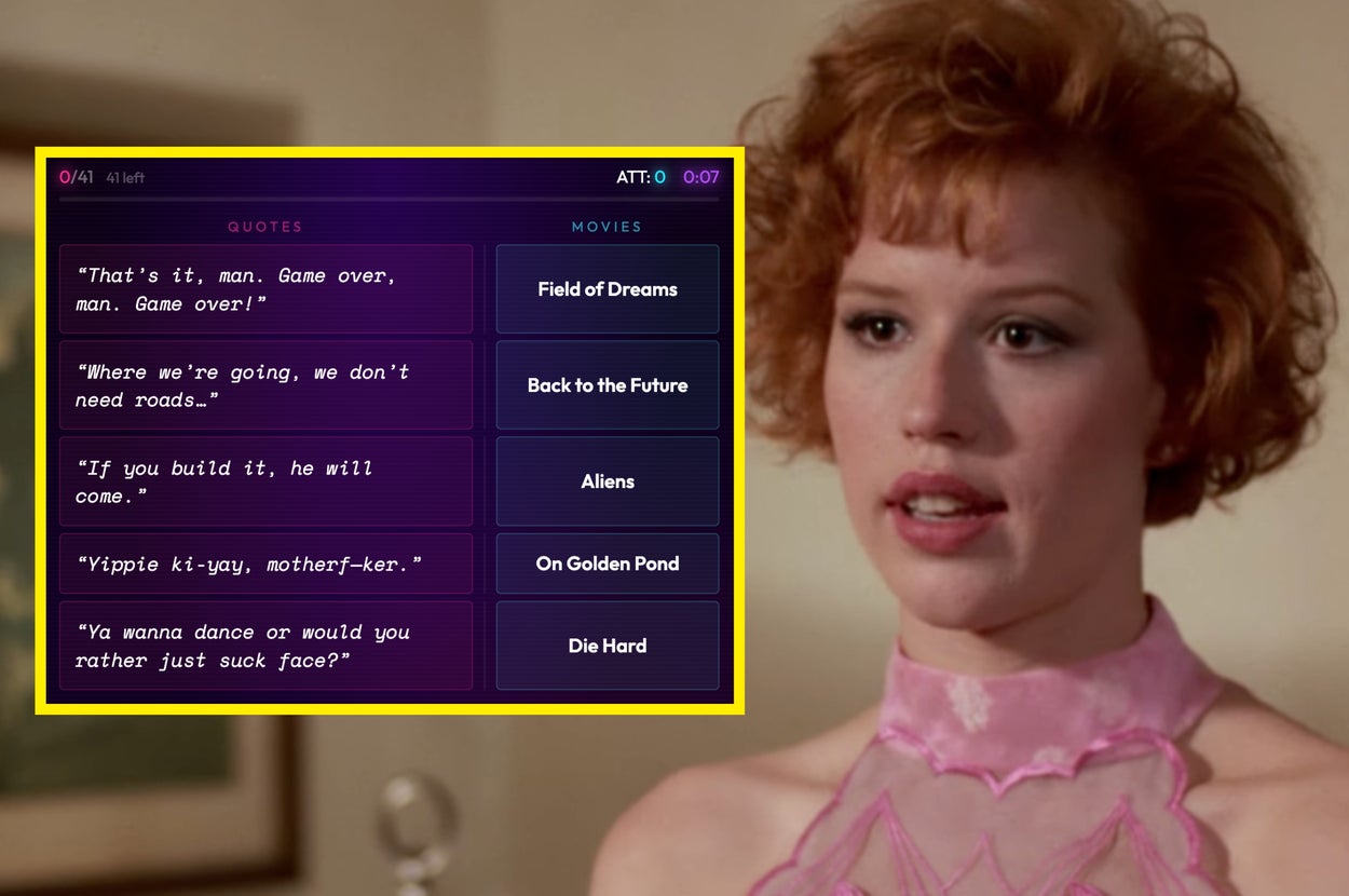 If You're A Gen-X'er And You Can't Pass This 1980s Movie Quote Quiz, I'm Going To Be A Little Disappointed