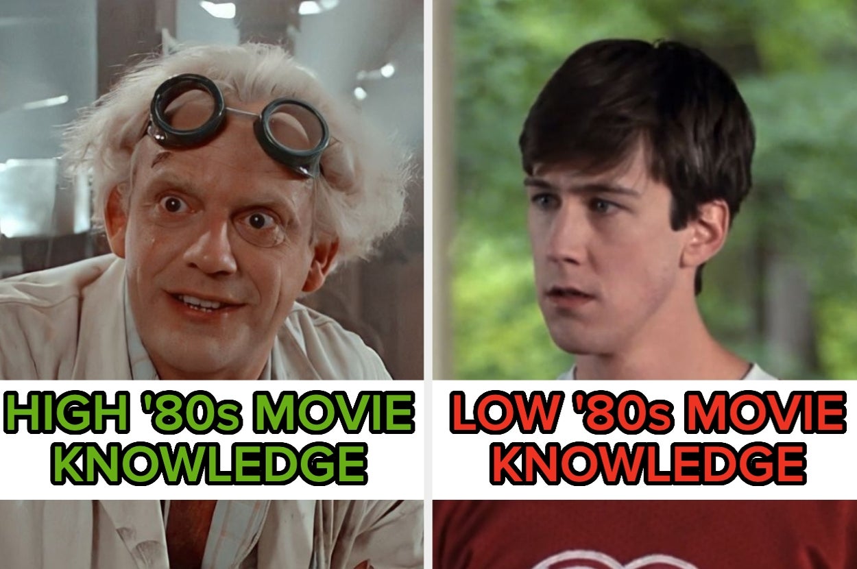 With A Minute On The Clock, Can You Name These '80s Movie Characters?