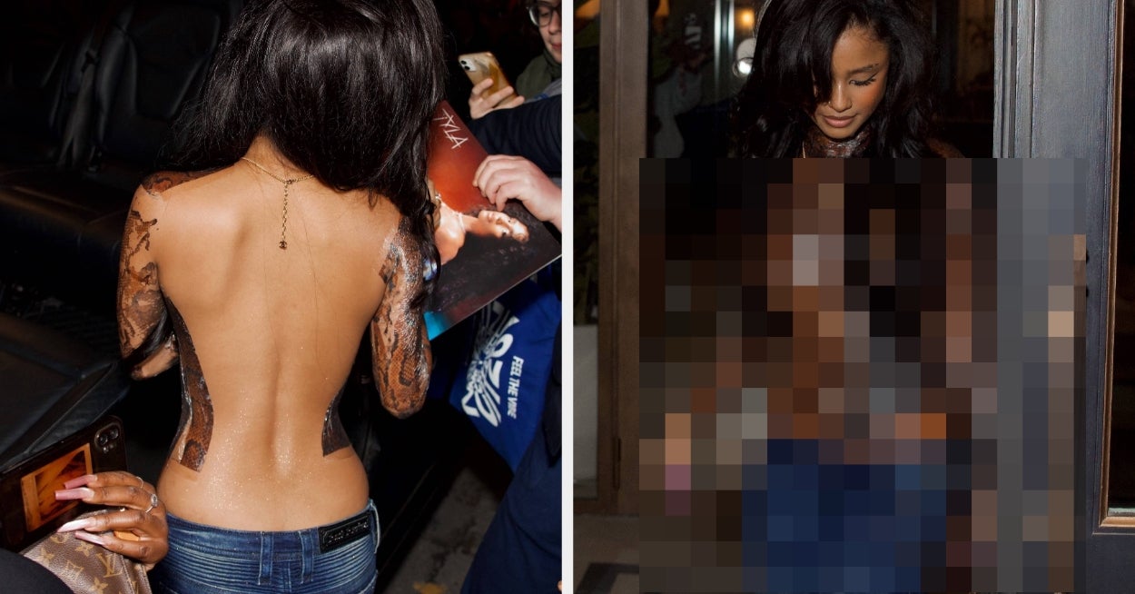 Tyla's Snakeskin Temporary Tattoo "Shirt" Has To Be Seen To Be Believed