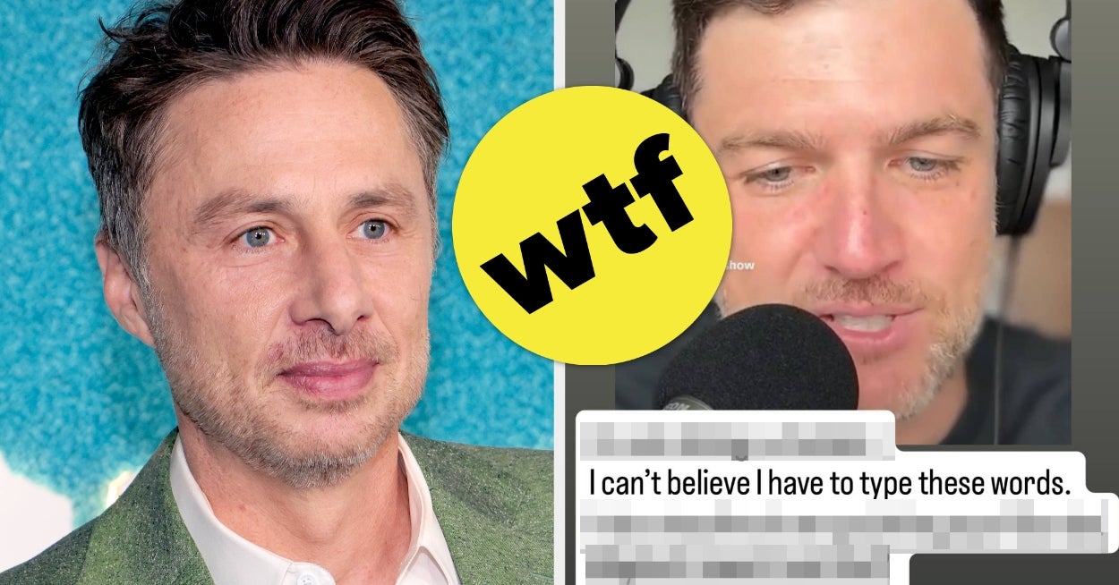 Zach Braff Cleared His Name After Getting Caught Up In A Wild Rumor About A “Well-Known” TV Actor Dating An “AI Chatbot” — And This Really Is As Bizarre As It Sounds