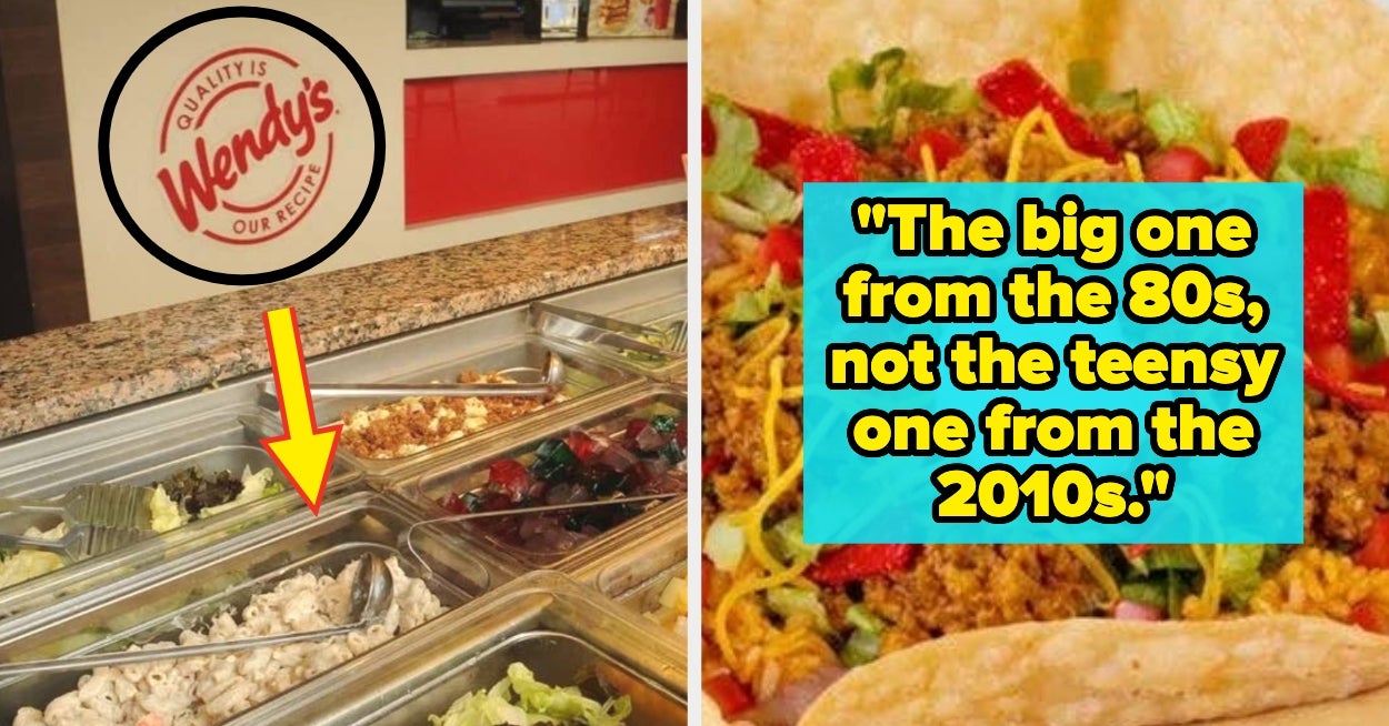 "Gone Are The Luscious, Sexy, Delectable Wonders Of My Childhood": People Are Reminiscing About These 22 Fast Food Legends That Positively Cannot Compete With Today's Slop