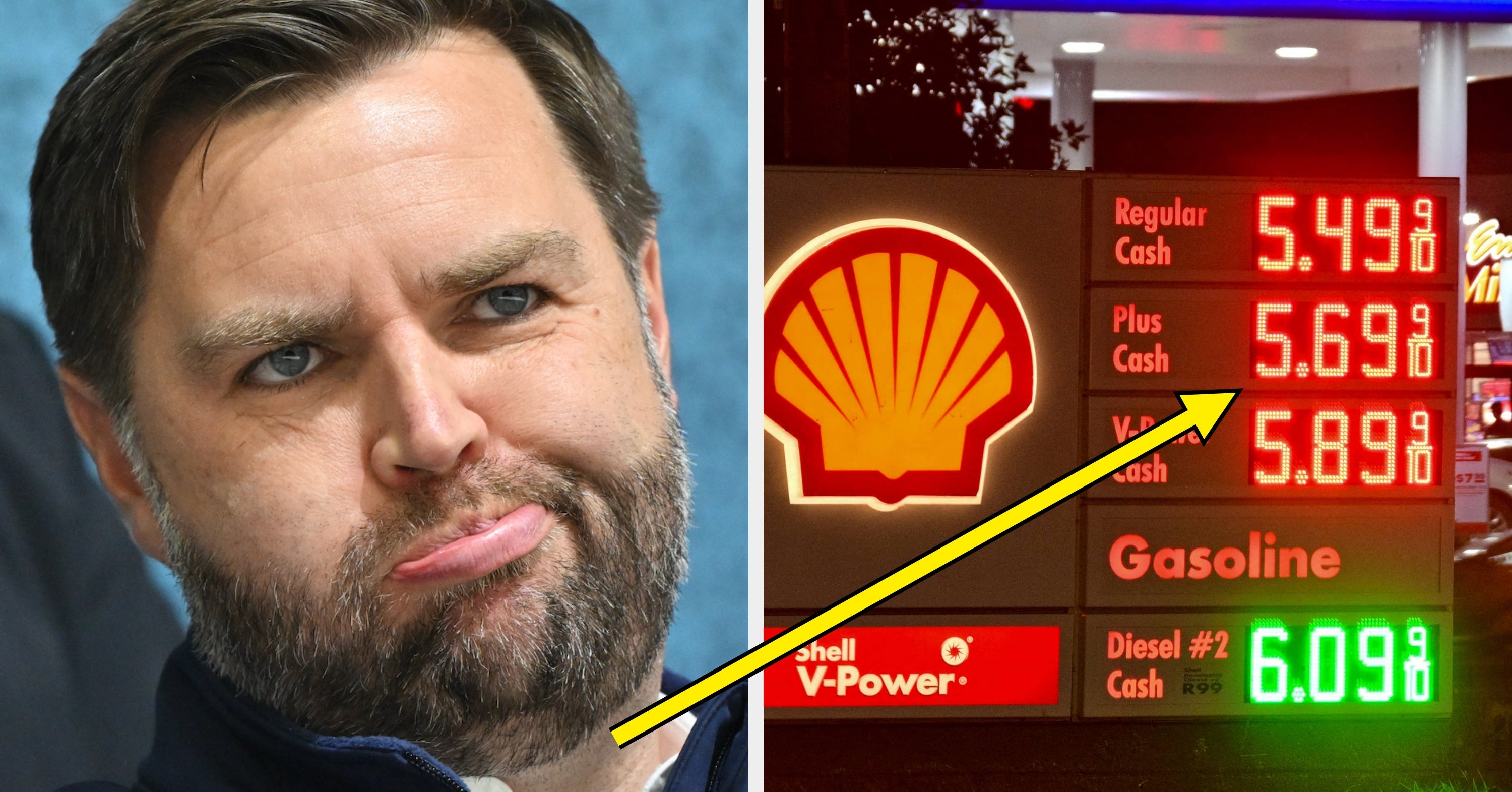 JD Vance's Gas Price Comment Is Blowing Up In His Face, And People Are Begging Democrats To Use It In An Ad