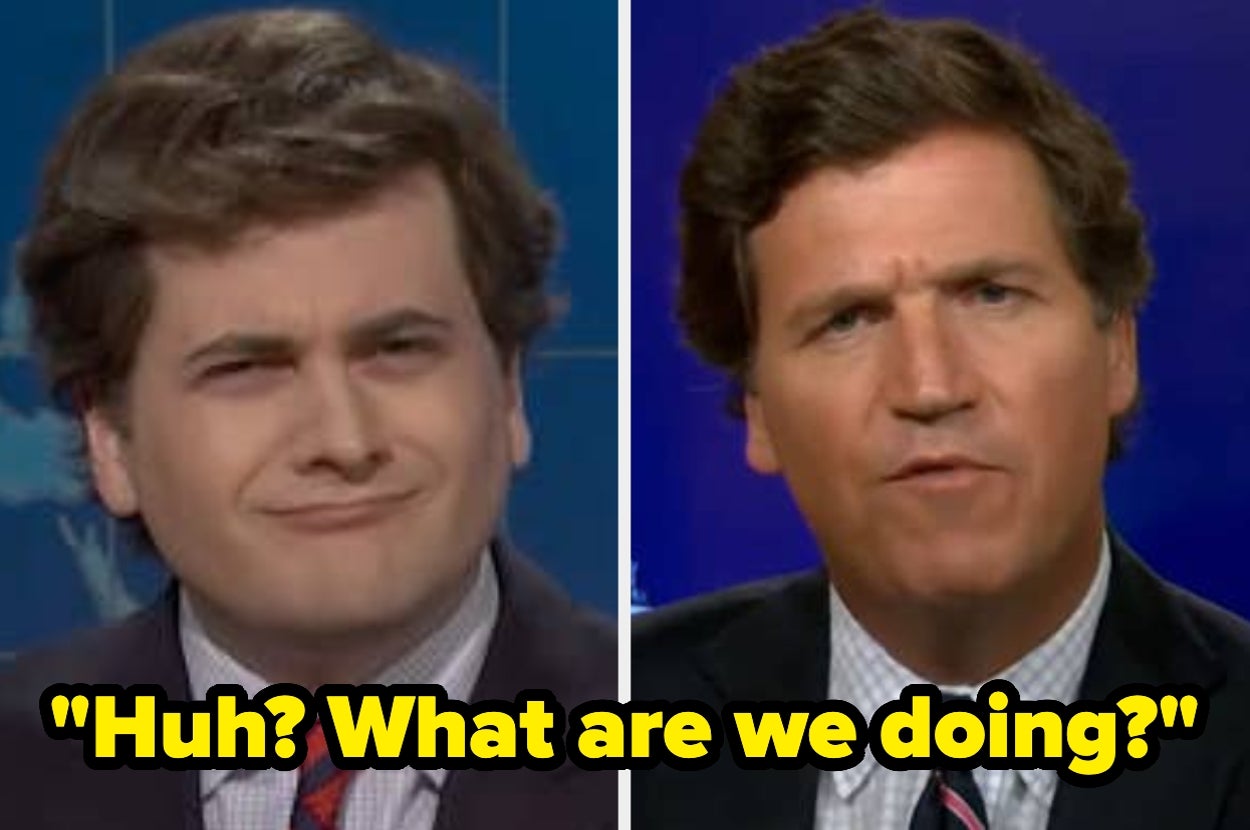 "SNL" Viewers Are Losing It Over This "Scarily Accurate" Impression Of Political Commentator Tucker Carlson