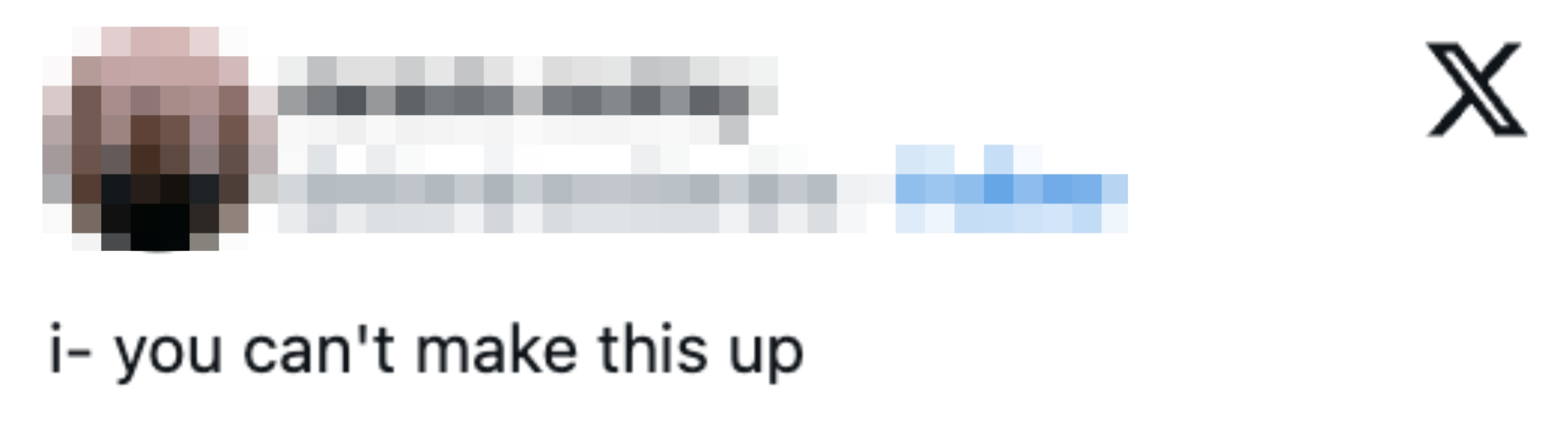  "i- you can't marque   this up."