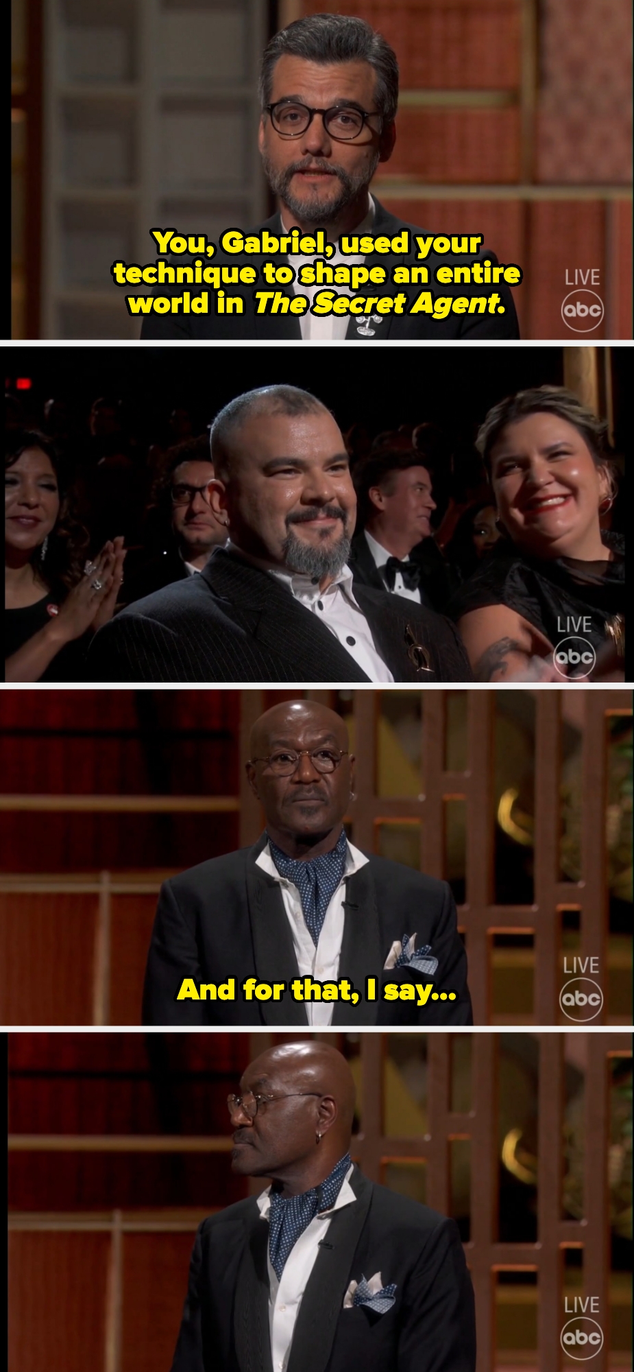 Wagner keeps speaking arsenic  the camera cuts to delroy, who turns sideways to look   astatine  him