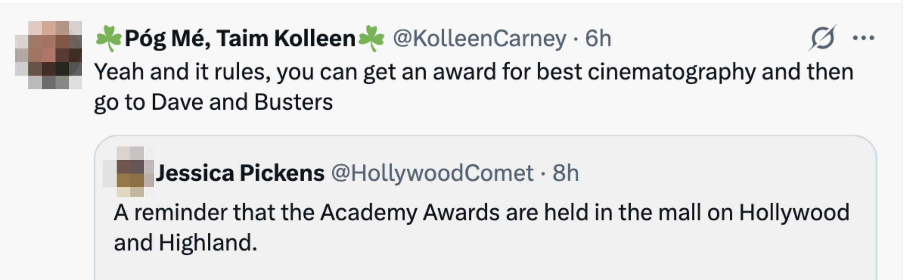  "Yeah and it rules, you tin  get   an grant  for champion  cinematography and past    spell  to Dave and Busters"