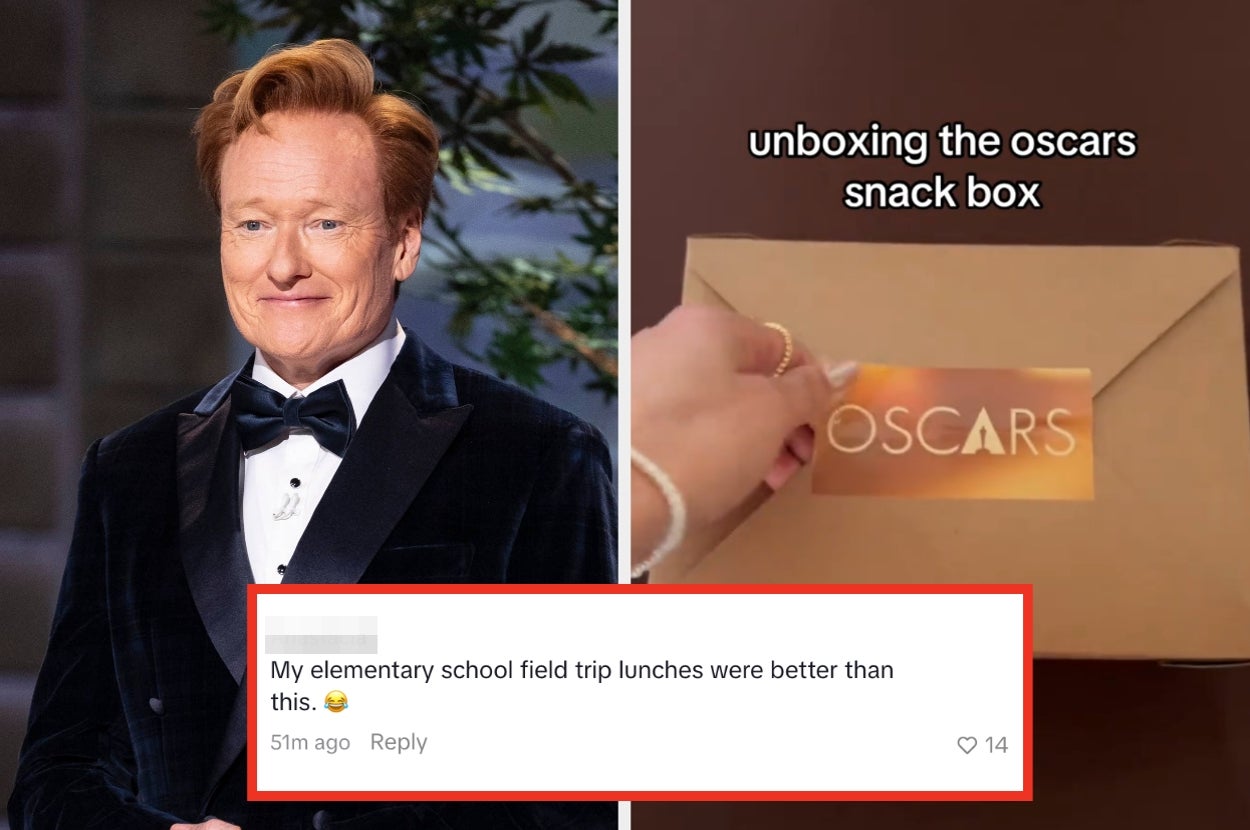 People Are Genuinely Comparing The Food Served At This Year’s Oscars To Their “Elementary School Lunches,” And It’s A Mess