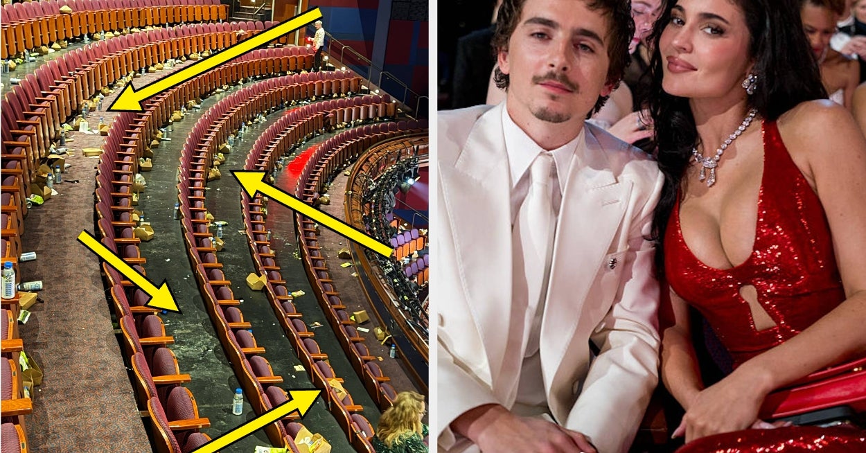 People Are Absolutely Losing It Over How Trashed The Oscars Theater Looked After The Show