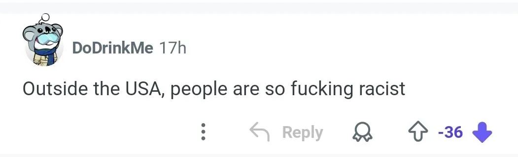 Comment connected  societal  media suggests that racism is prevalent extracurricular  the USA