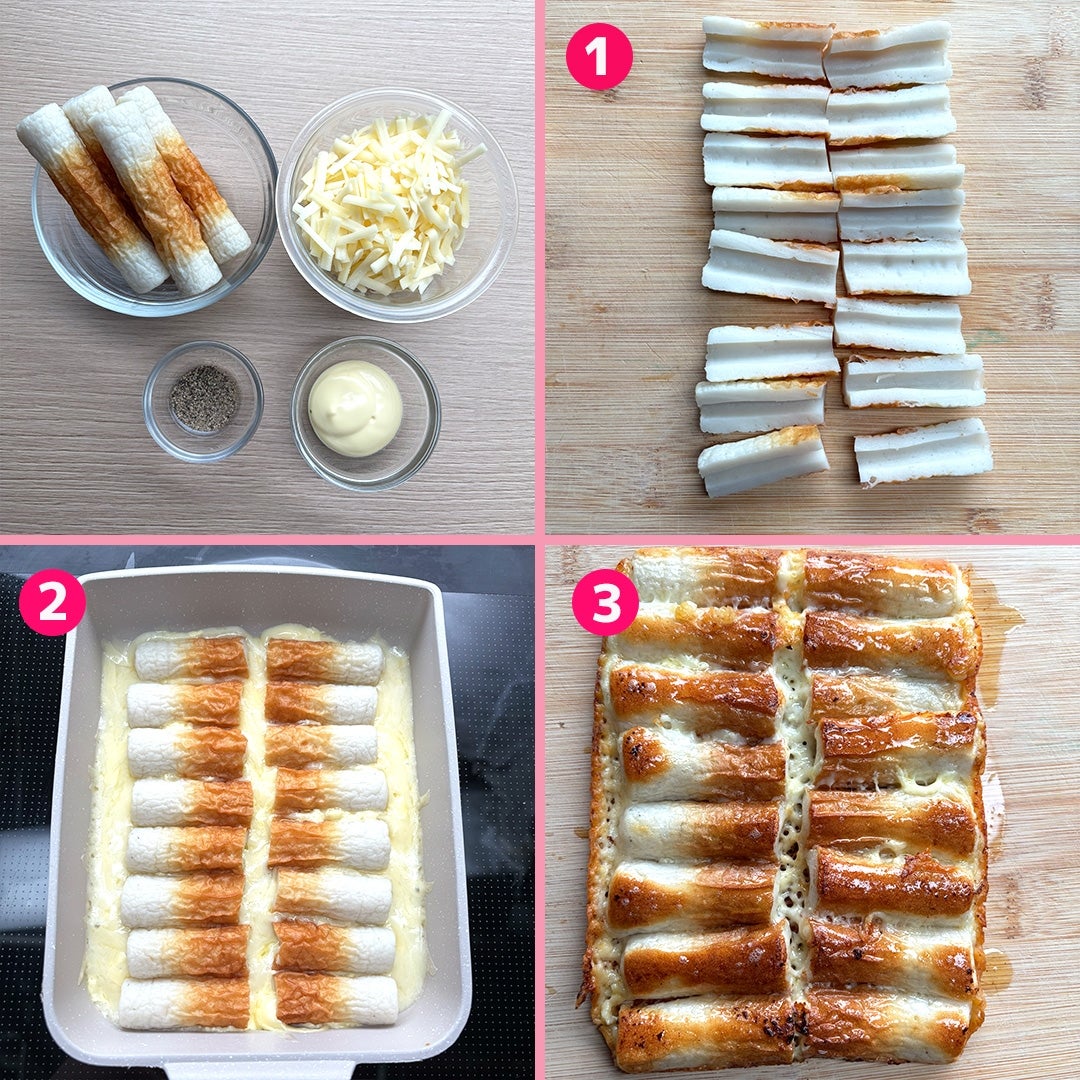 ちくわの簡単おつまみ｜材料4つでコスパ抜群！卵焼き器で作る