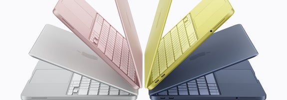 Apple社が発表した新型ノートPC「MacBook Neo」（同社提供）時事