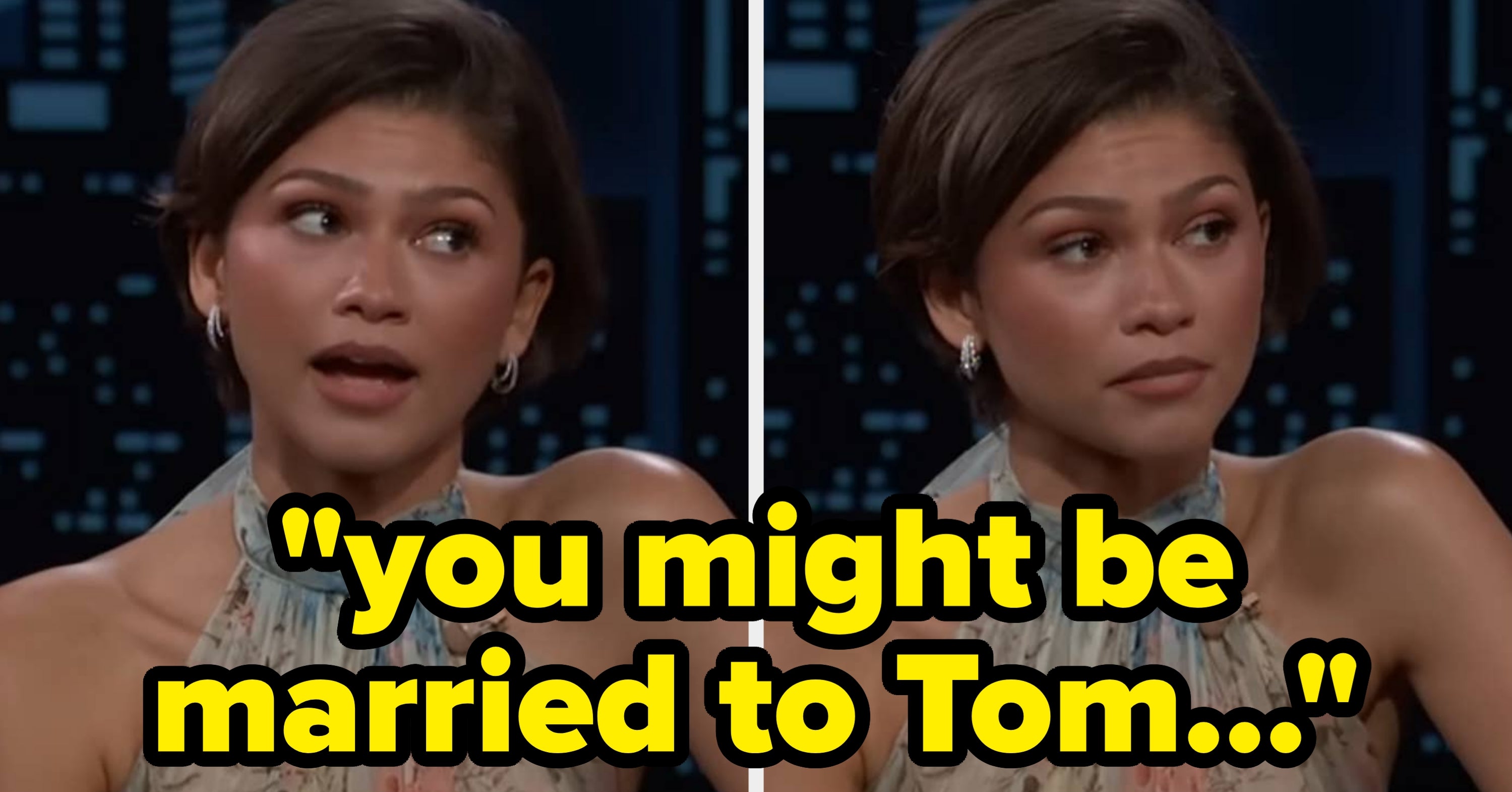 Here’s What Zendaya Had To Say About All The Tom Holland Marriage Speculation And Those Super Viral AI Wedding Pictures