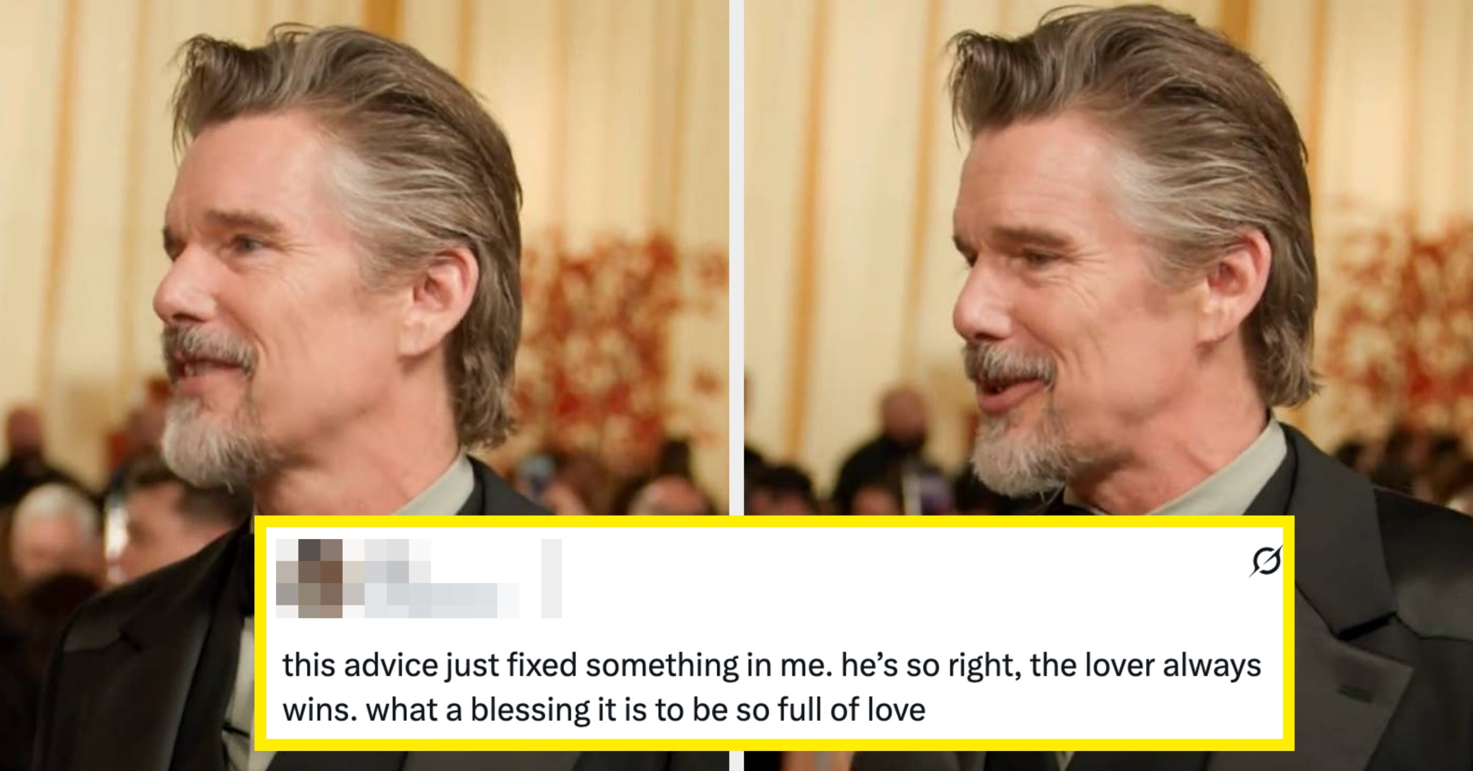 Ethan Hawke’s Profound Advice On Unrequited Love Is Going Viral, And A Lot Of People Needed To Hear This