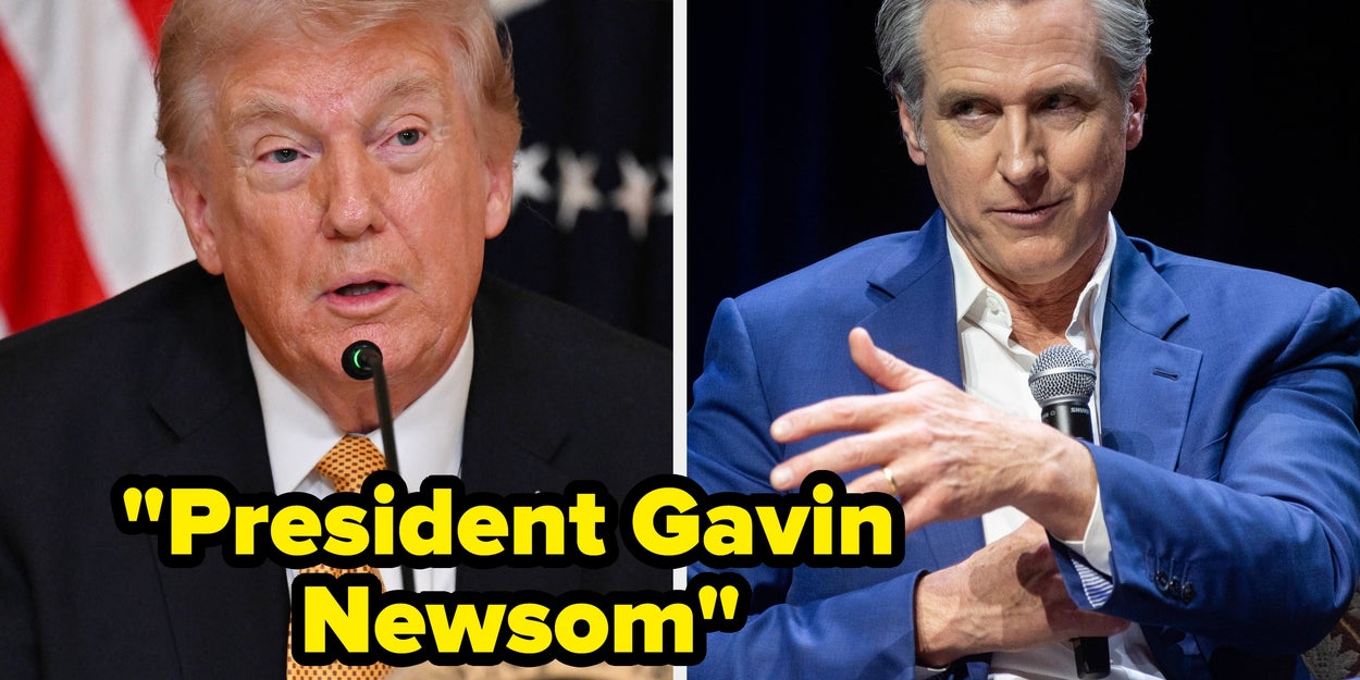 Gavin Newsom Responds To Trump Calling Him President After Dyslexia Insult